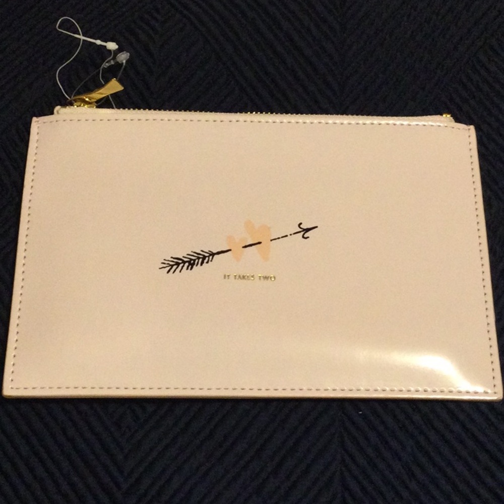 Kate Spade pink ( blush ) cosmetic bag for women